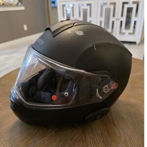 Sedici Sistema 2 Matte Black Motorcycle Helmet, XXXL, 3XL